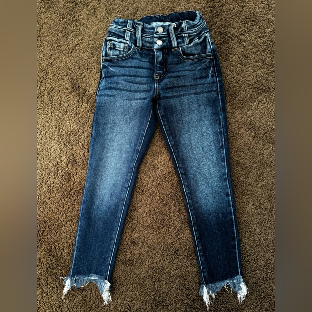 GIRLS KANCAN JEANS SIZE 5